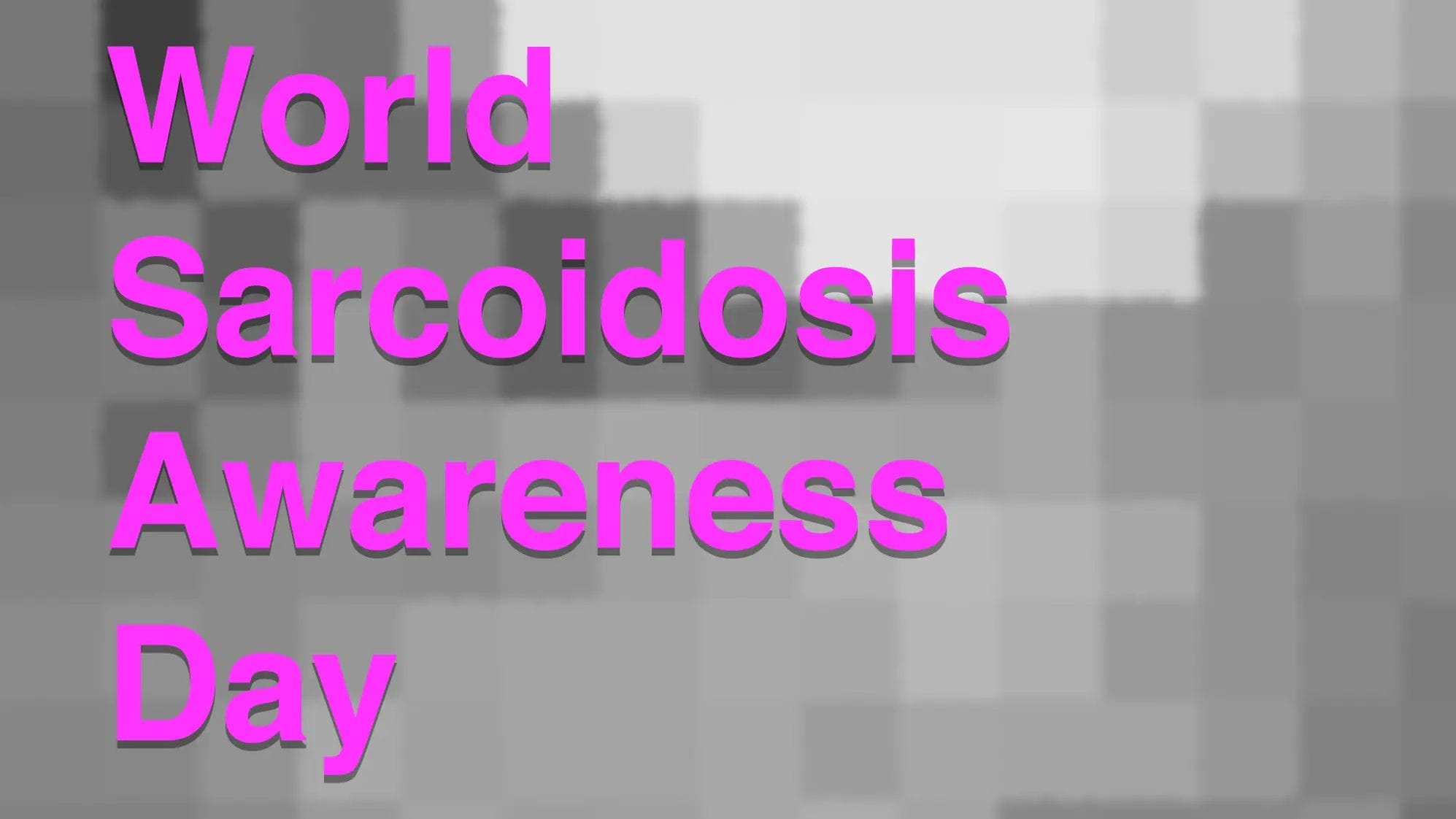 World Sarcoidosis Awareness Day! I have it. - CMcalgary